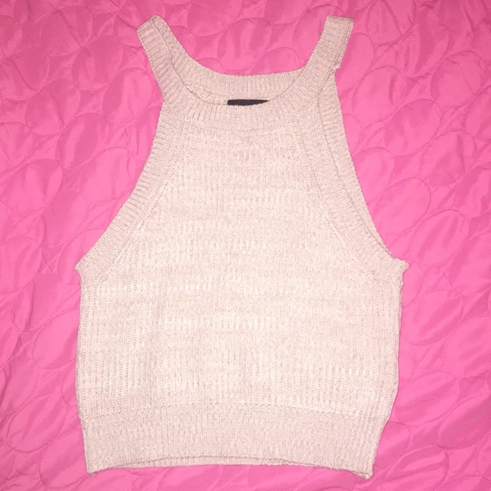 Forever 21 knit halter crop top